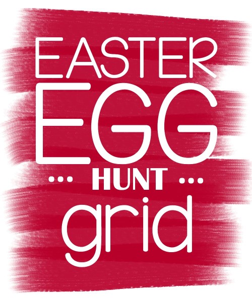 Easter Egg Hunt Puzzle Grid Printable