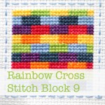 Bock 9 Rainbow Cross Stitch Blocks