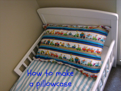 How to Sew a Pillowcase