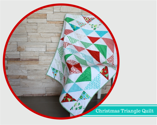 christmas triangles quilt