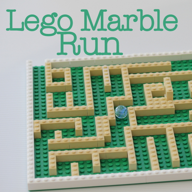 Build a Lego marble run with your crafty kids and see who can get the marble through the maze first!
