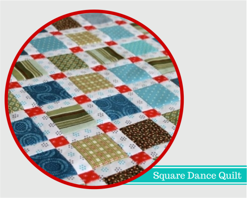square dance baby quilt