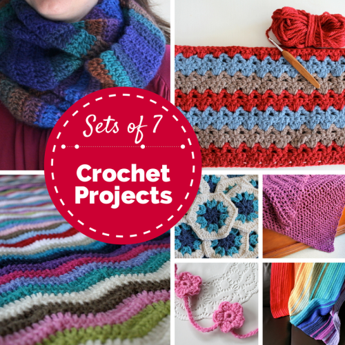Sets of 7 Crochet Projects