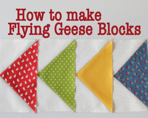 How to Make Flying Geese Blocks