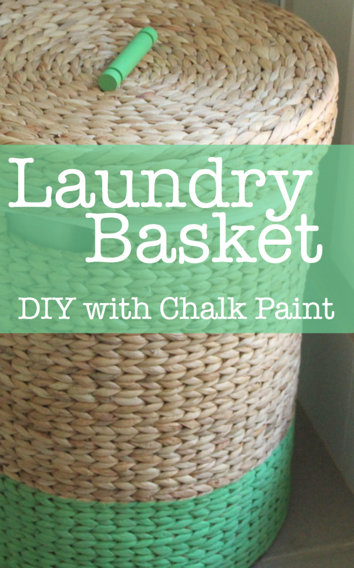 Laundry Basket DIY with Chalk Paint