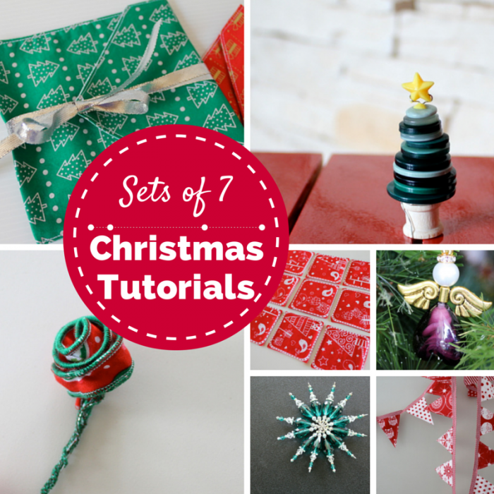 With Christmas starting to peek over the horizon, I thought I'd gather some of my best Christmas tutorials to get you started on your seasonal crafting.