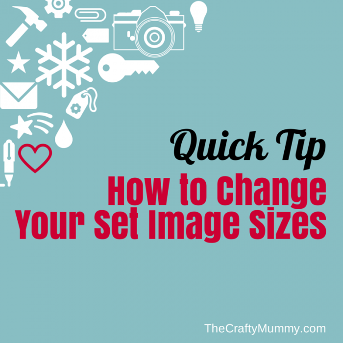 How to change the set image sizes on your WordPress blog