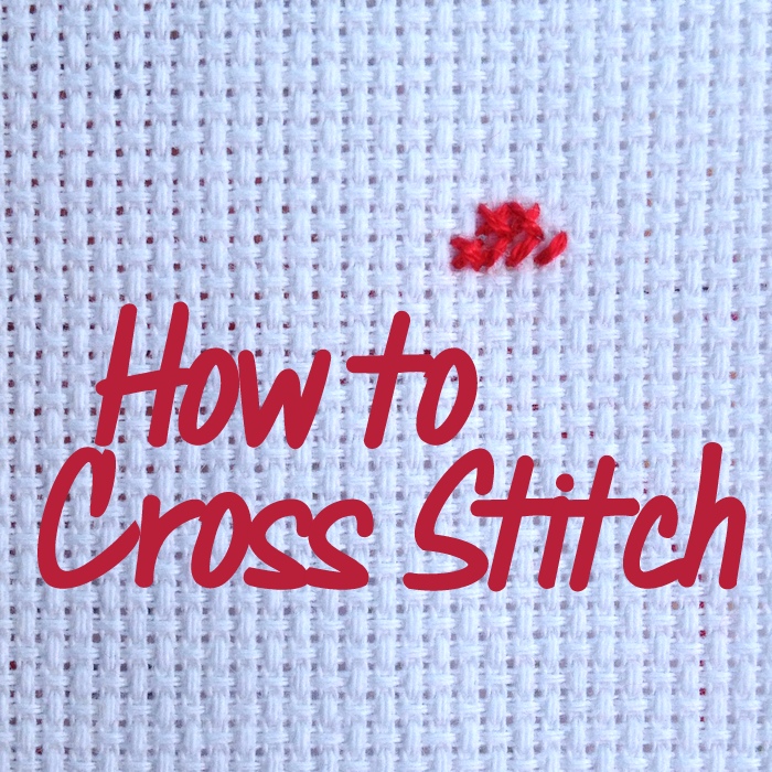 Learn how to cross stitch with this step-by-step tutorial - one of my all-time favourite crafts!