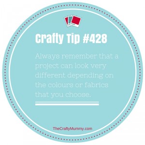 Crafty Tip change colour fabric