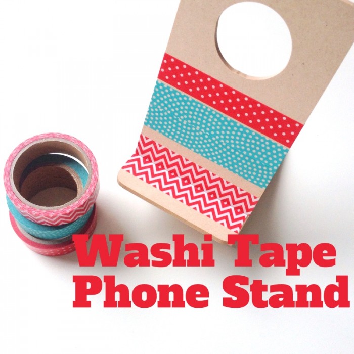 Washi Tape Phone Stand-001