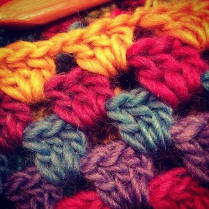 crochet rainbow granny