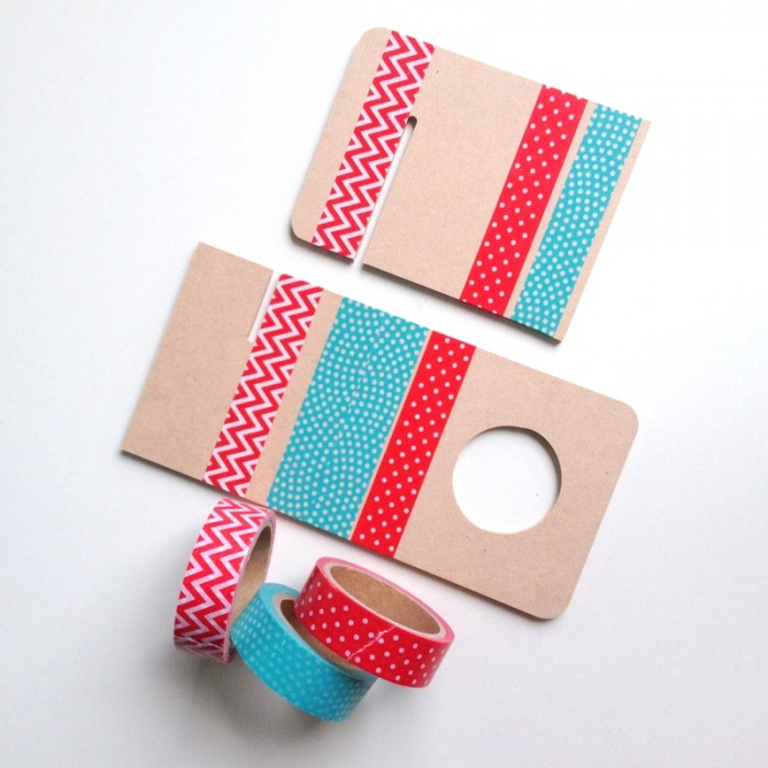 phone stand pieces washi tape