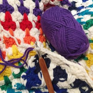 purple crochet