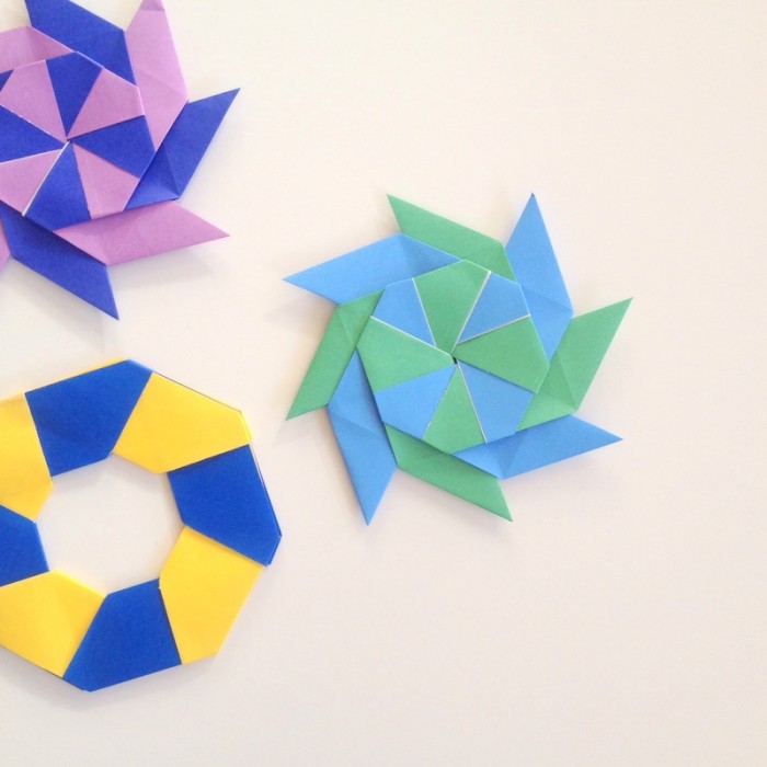 origami transforming ninja stars