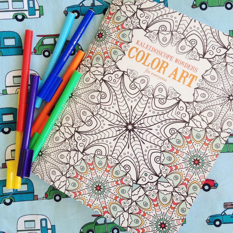 Kaleidoscope Colouring Book • The Crafty Mummy