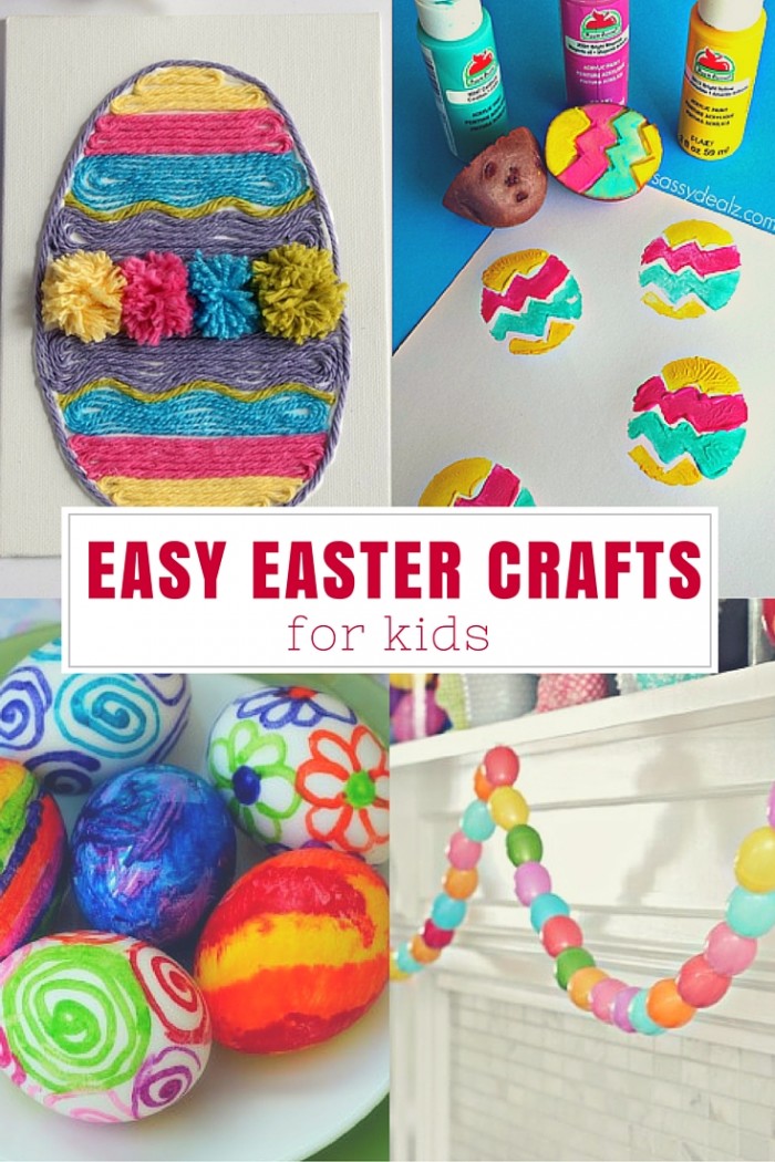 Get crafty with these easy Easter crafts for kids - crafts that won't break the budget or be too hard for little hands