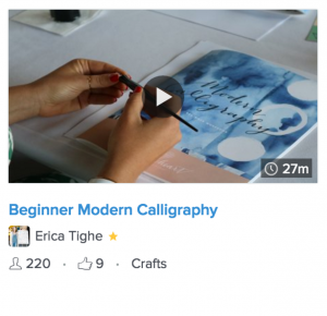 beginner modern calligraphy