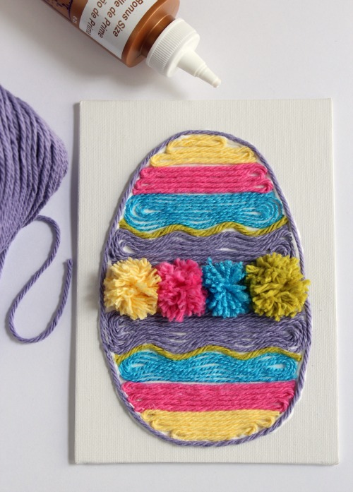 yarn easter egg