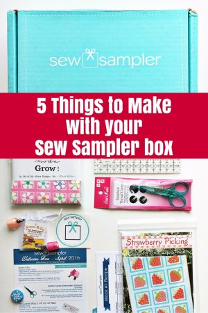 5 things to make with your sew sampler box