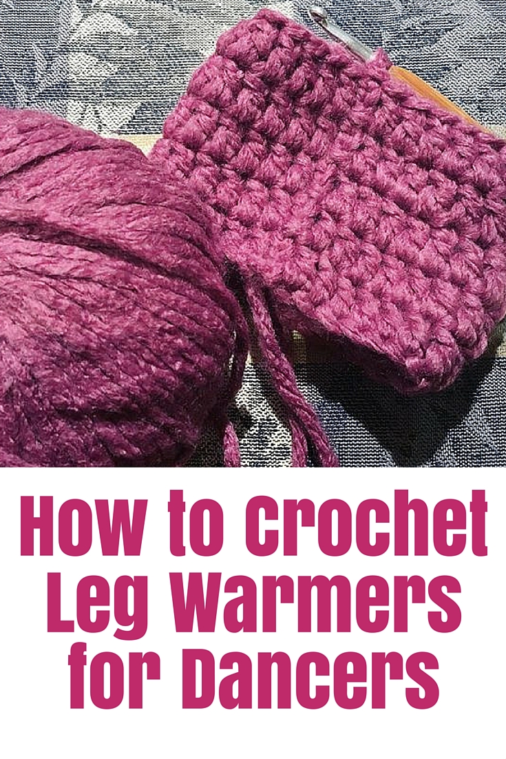 How to Crochet Leg Warmers for Dancers • The Crafty Mummy