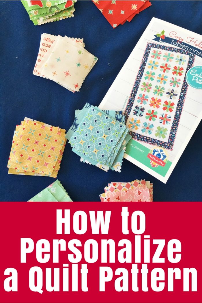 How to Personalize a Quilt Pattern