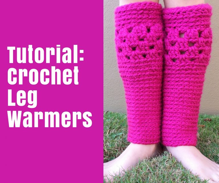 Easy Crochet Leg Warmers • The Crafty Mummy