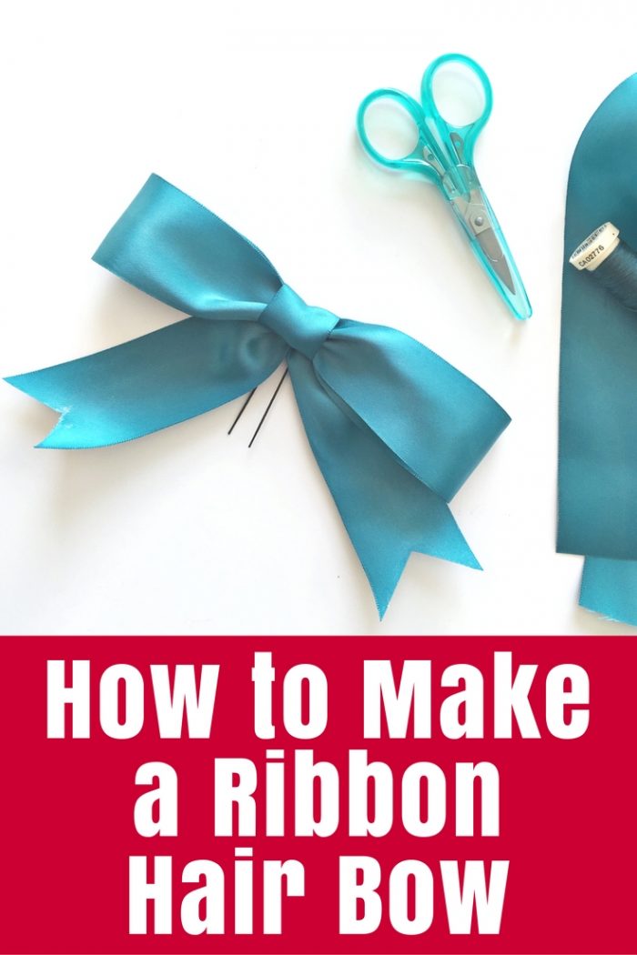 How to Make a Ribbon Hair Bow • The Crafty Mummy