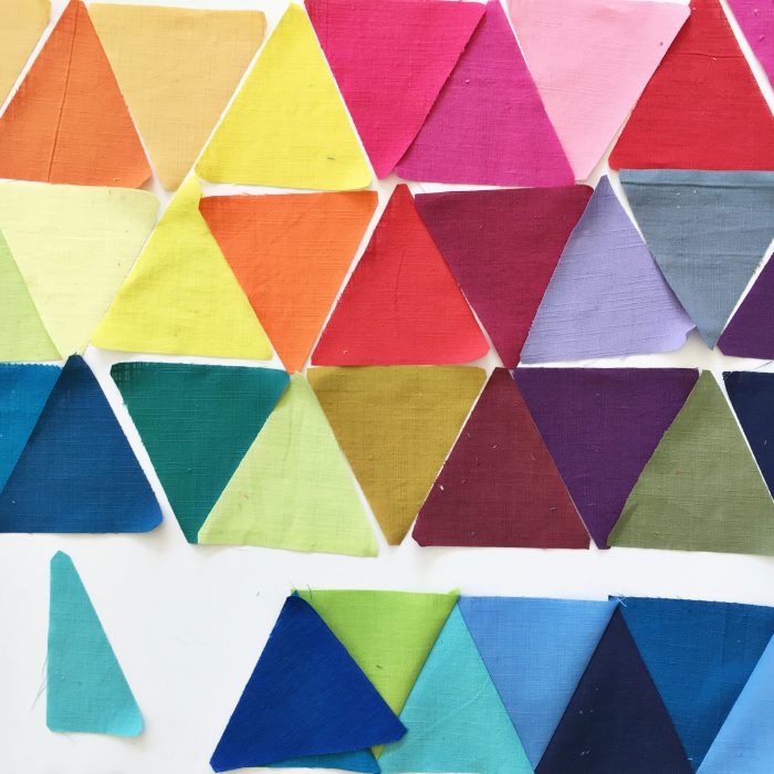 rainbow triangle pieces