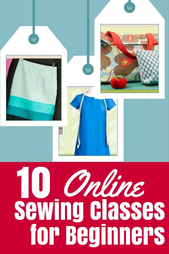 Do you want to learn to sew? These 10 online sewing classes for beginners will get you started with all the basics of fabrics, bags, clothes and patterns.