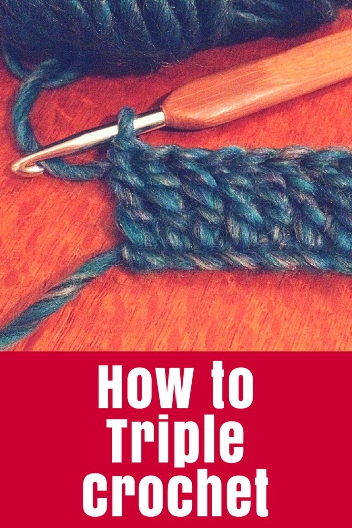 A quick tutorial to learn triple crochet - with step-by-step pictures.