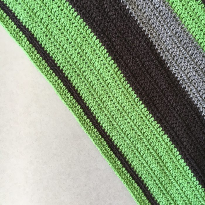 Not Too Girly Crochet Blanket • The Crafty Mummy