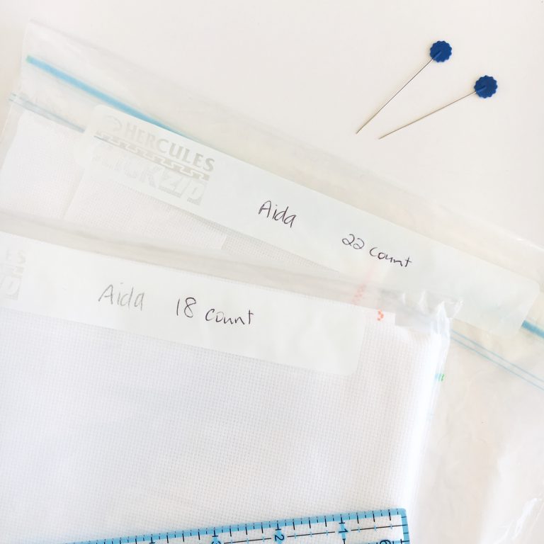 Which count Aida cloth should I use for my cross stitch? • The Crafty Mummy