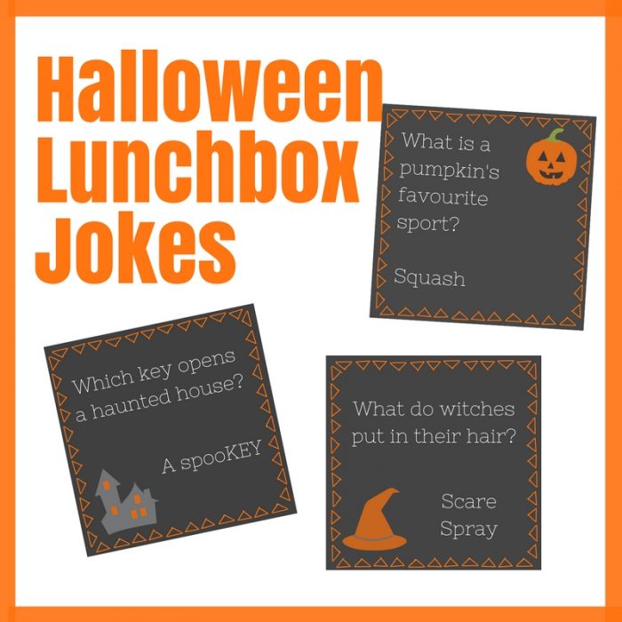 Jokes are fun! Share some Halloween jokes for kids with these free printable lunchbox jokes in A4 and US letter sizes. They are SPOOKtacular!