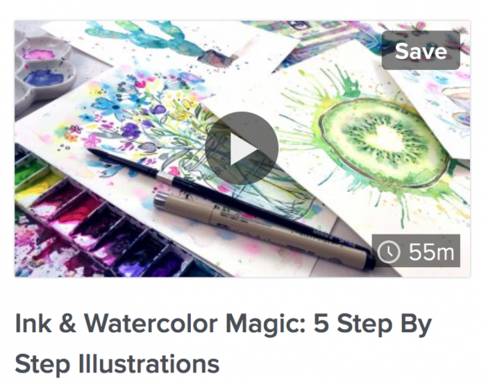 ink watercolour magic 5 step by step illustrations by yasmina creates