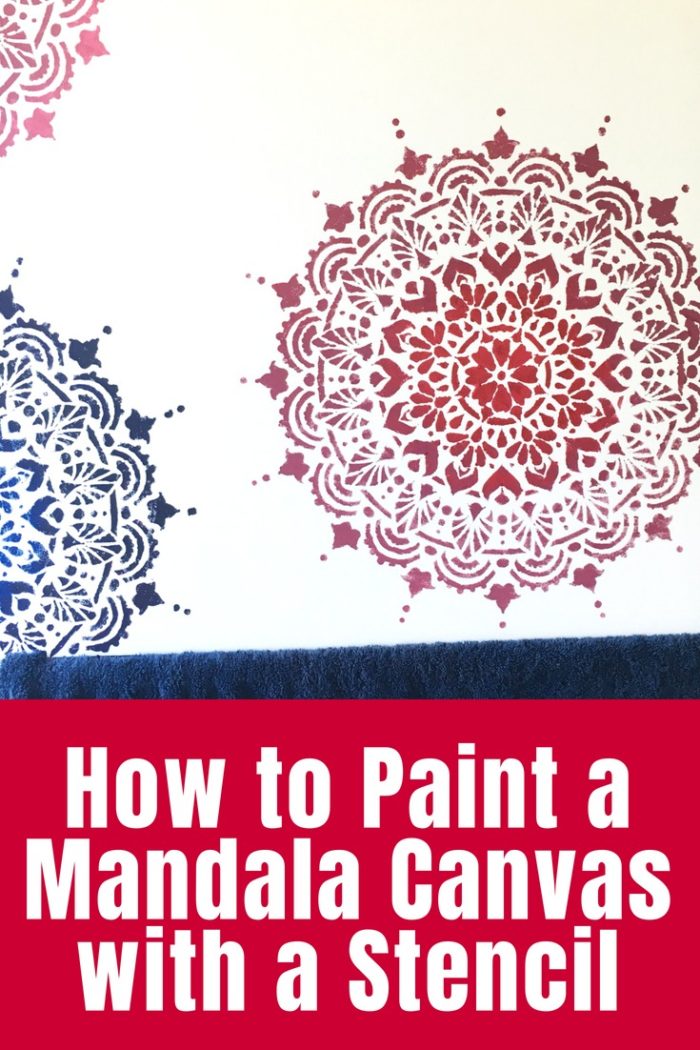 Make Mandala Wall Stencil, Big Stencil Painting Mandala