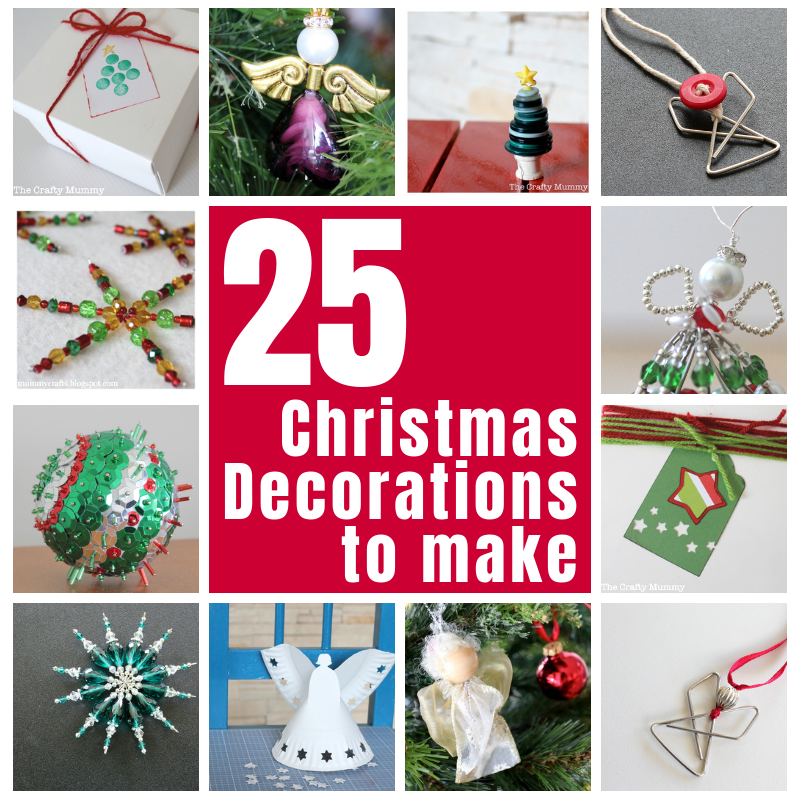 25 of my favourite DIY Christmas ornaments in one collection with links to all the tutorials for you to make some yourself this xmas season.