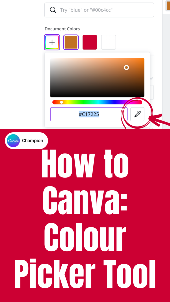 How to Canva: Colour Picker Tool • The Crafty Mummy
