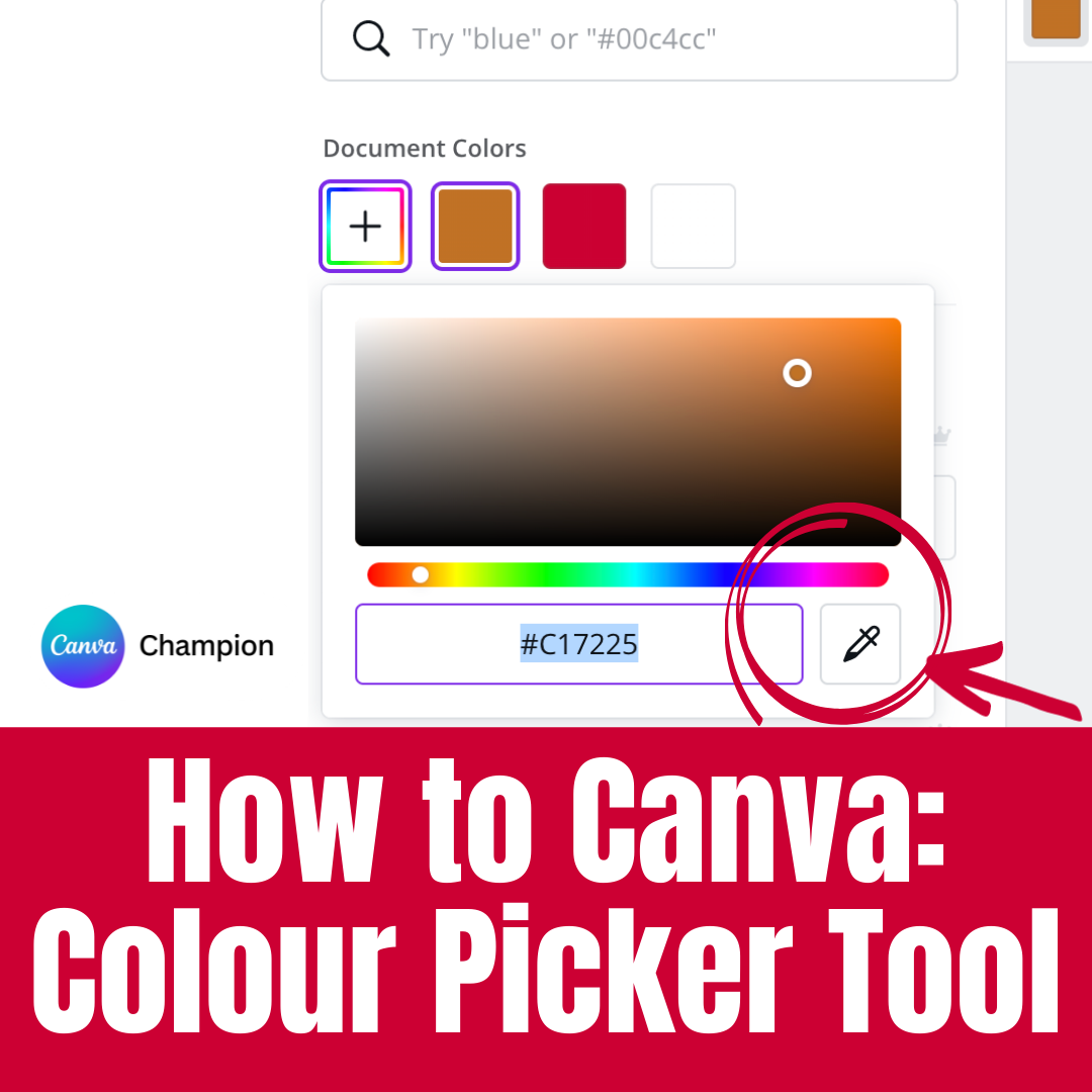 How to Canva: Colour Picker Tool • The Crafty Mummy